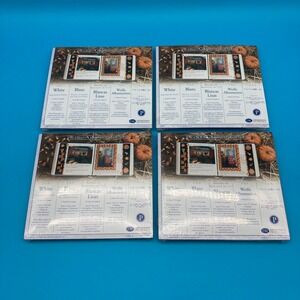 Lot of 4 Creative Memories White Scrapbook Pages 12 Sheets/ 24 Pages 7 x 7 NOS